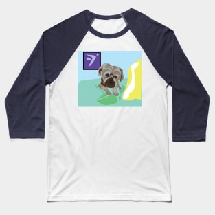 Clancy the dog Baseball T-Shirt